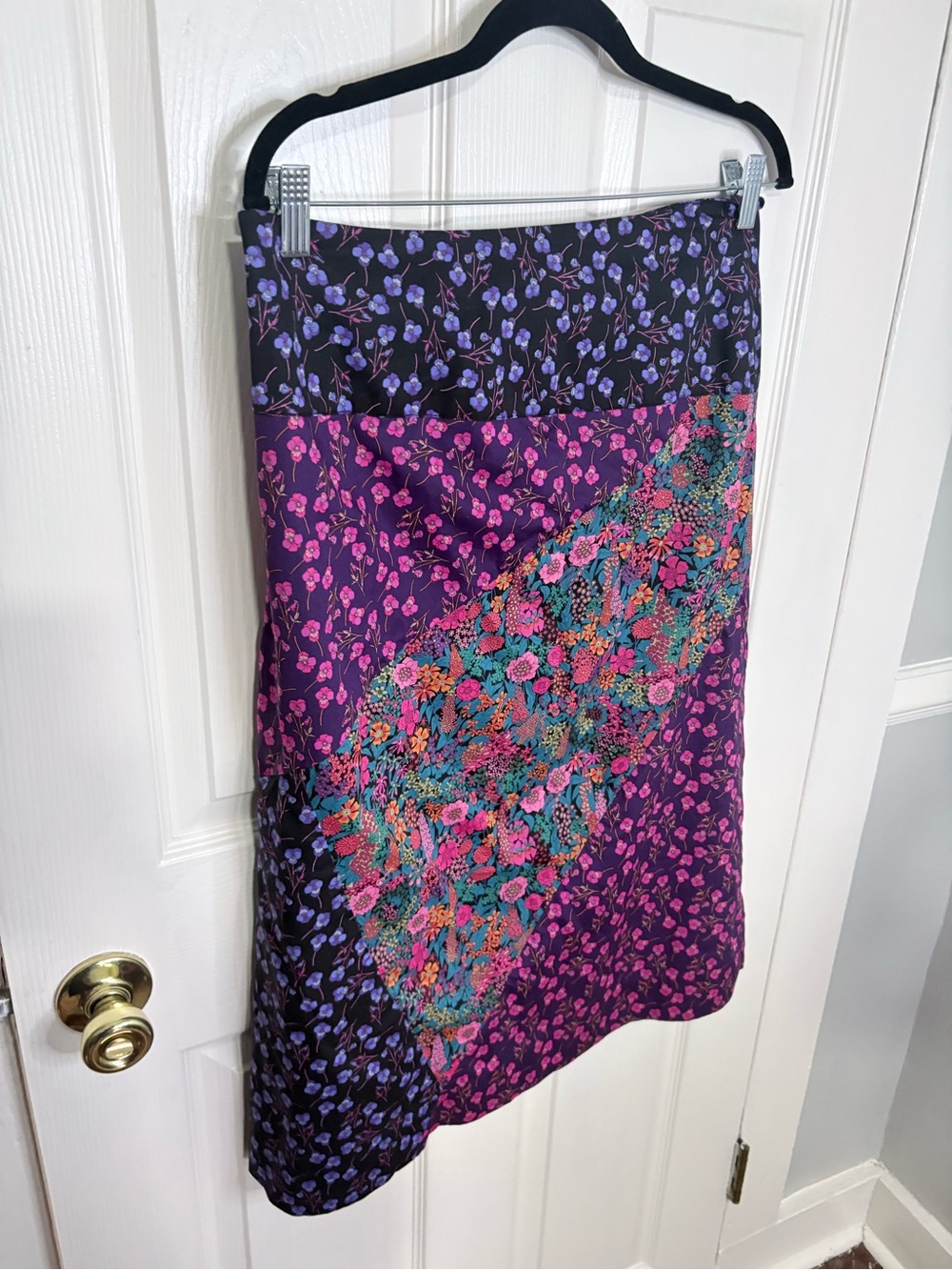 J.Crew x Liberty Tie-Waist Midi Skirt Mixed Floral Size 6 - Picture 6 of 9